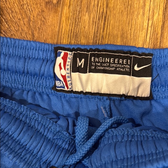 Nike nBA OKC Thunder Blue and Orange Shorts - Picture 2 of 4